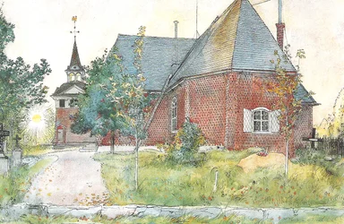 Die alte Kirche von Sundborn
